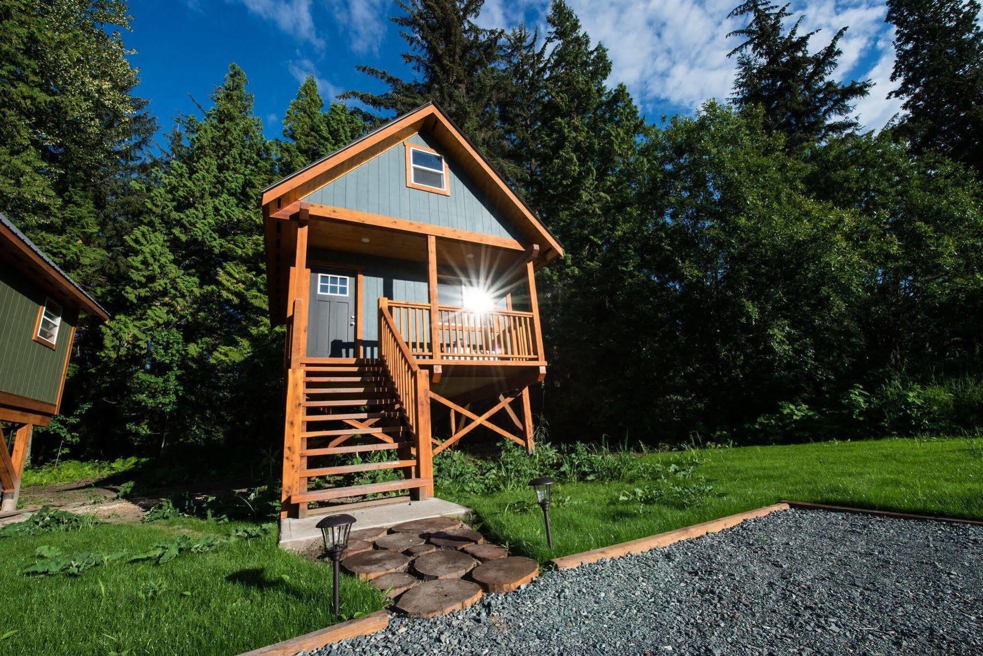 Hidden Acres Farm And Treehouse Resort Terrace Exteriör bild