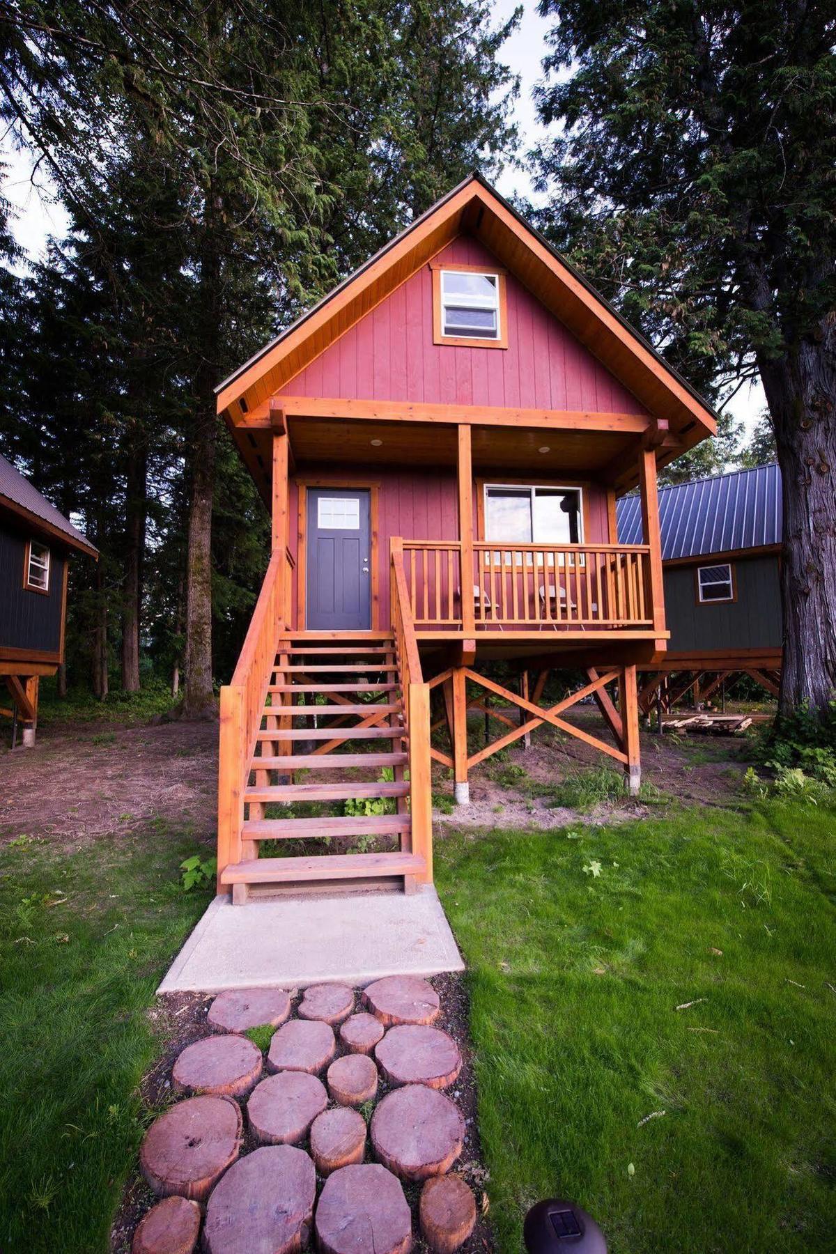 Hidden Acres Farm And Treehouse Resort Terrace Exteriör bild