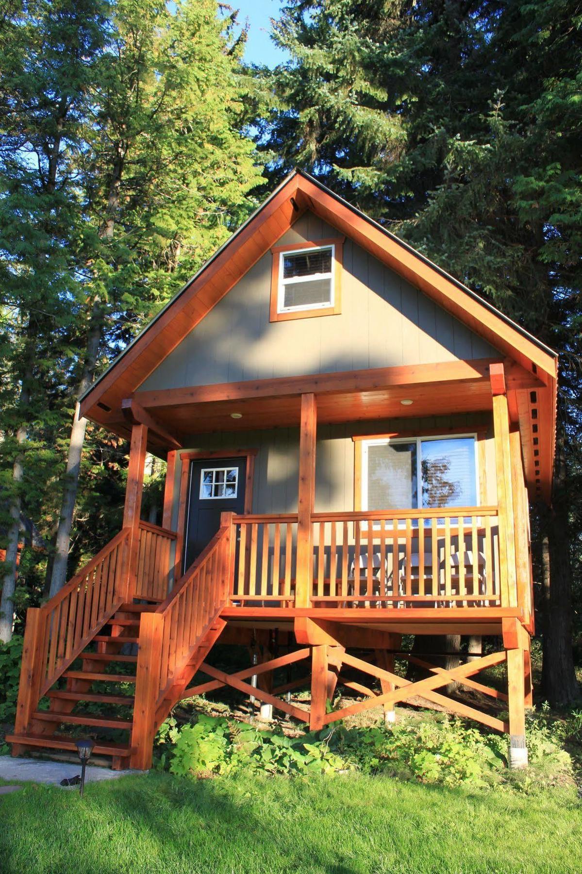 Hidden Acres Farm And Treehouse Resort Terrace Exteriör bild