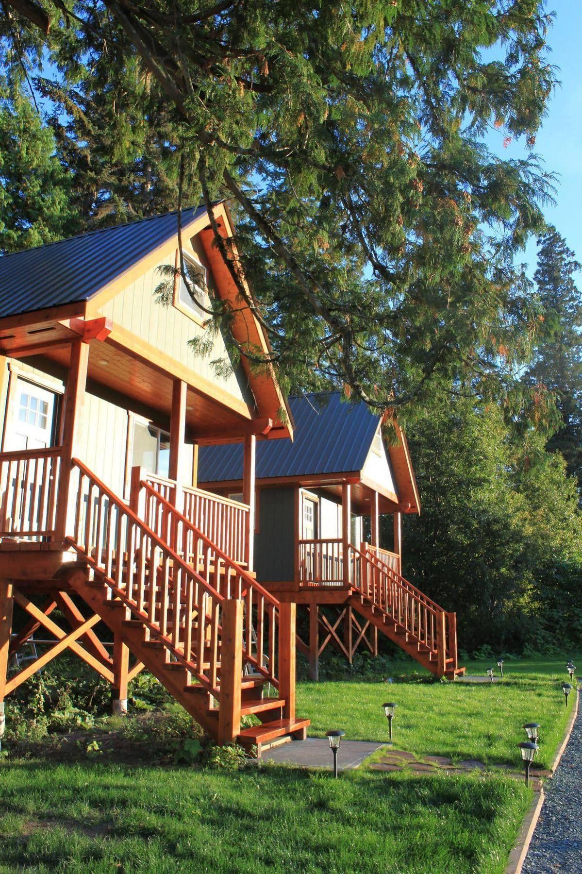 Hidden Acres Farm And Treehouse Resort Terrace Exteriör bild